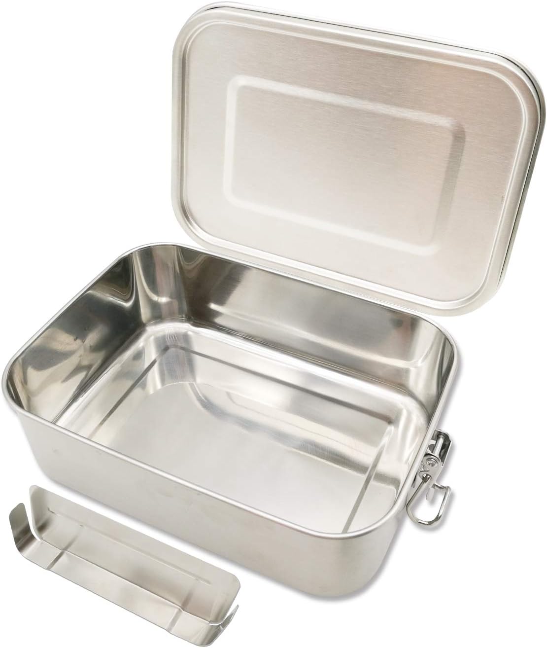 Leak-Proof Stainless Steel Lunch Box with Divider – 40 oz
