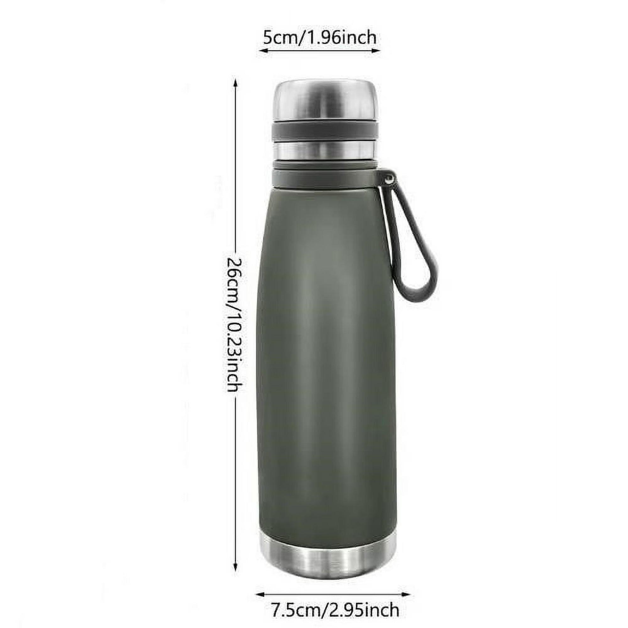 Stainless Steel Thermos with Ergonomic Handle
