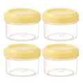 Reusable Travel Condiment Containers with Lids – 4 Piece Set
