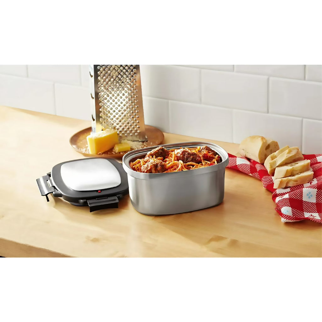 Insulated Stainless Steel Lunch Box with Lid – 4 Pack, 33 oz