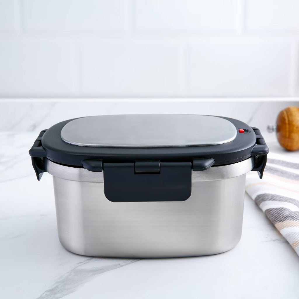 Insulated Stainless Steel Lunch Box with Lid – 4 Pack, 33 oz