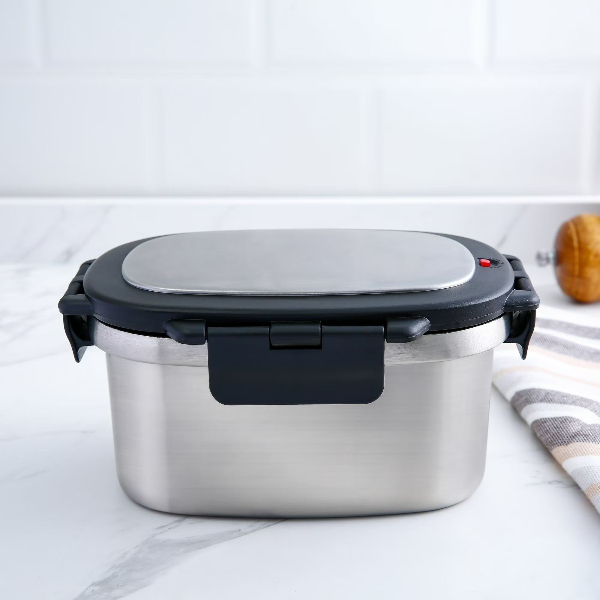 Insulated Stainless Steel Lunch Box with Lid – 4 Pack, 33 oz