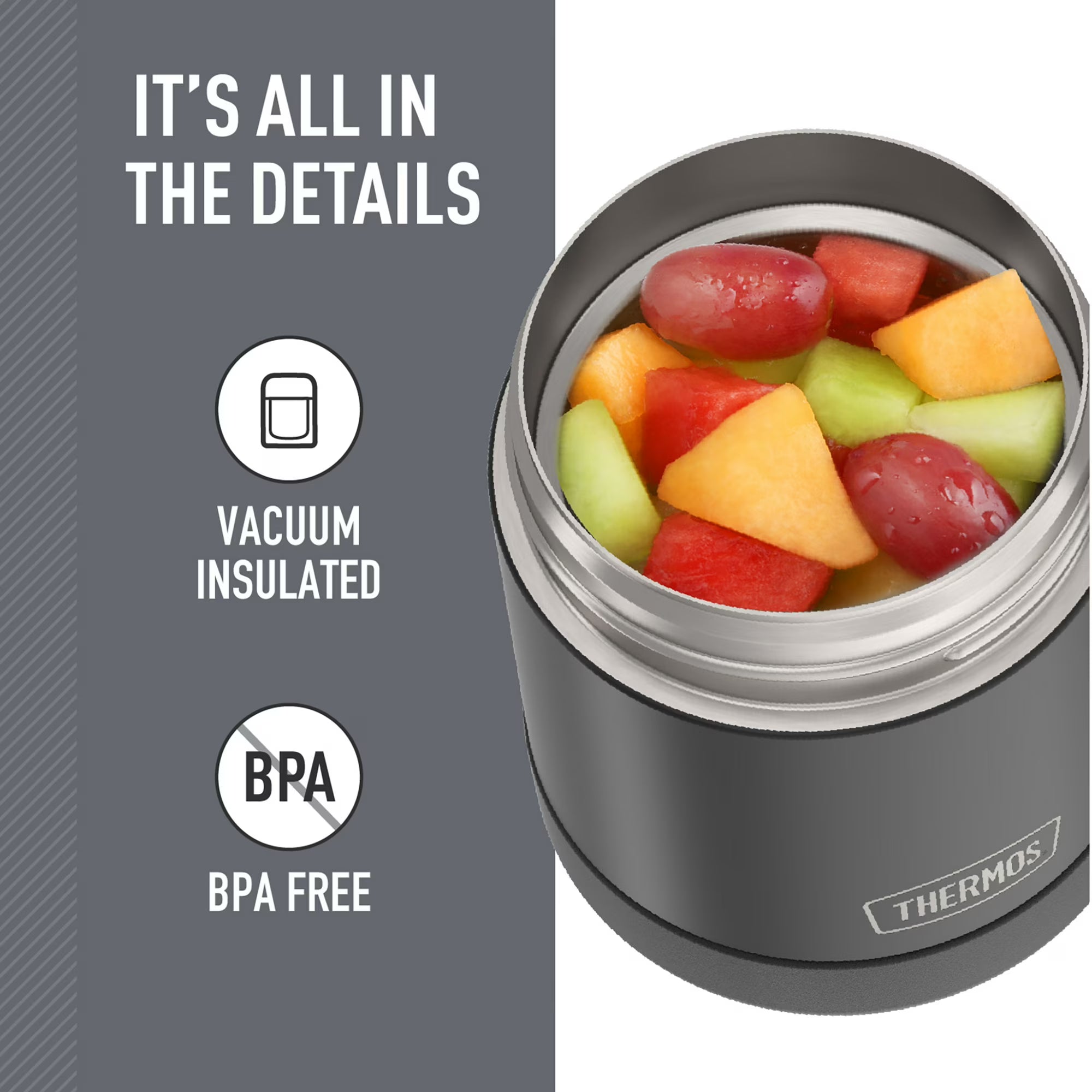Vacuum Insulated Stainless Steel Food Jar – 4 Pack, 10 oz
