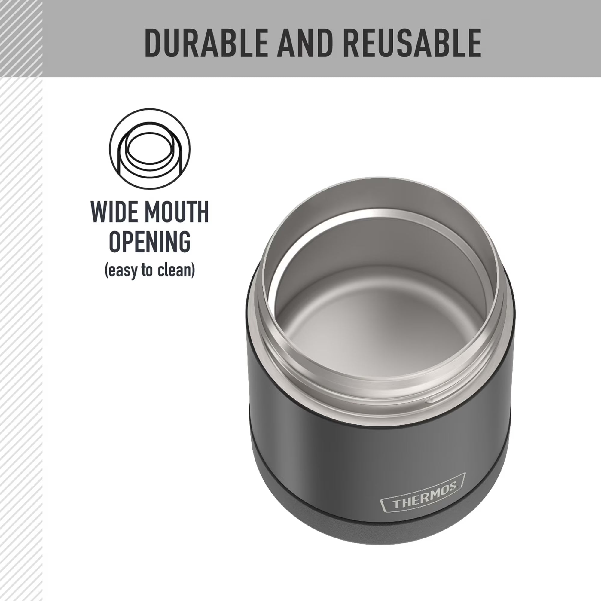 Vacuum Insulated Stainless Steel Food Jar – 4 Pack, 10 oz