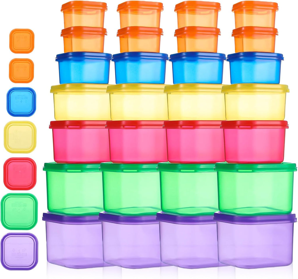 Portion Control Meal Prep Containers – 28 Piece Kit