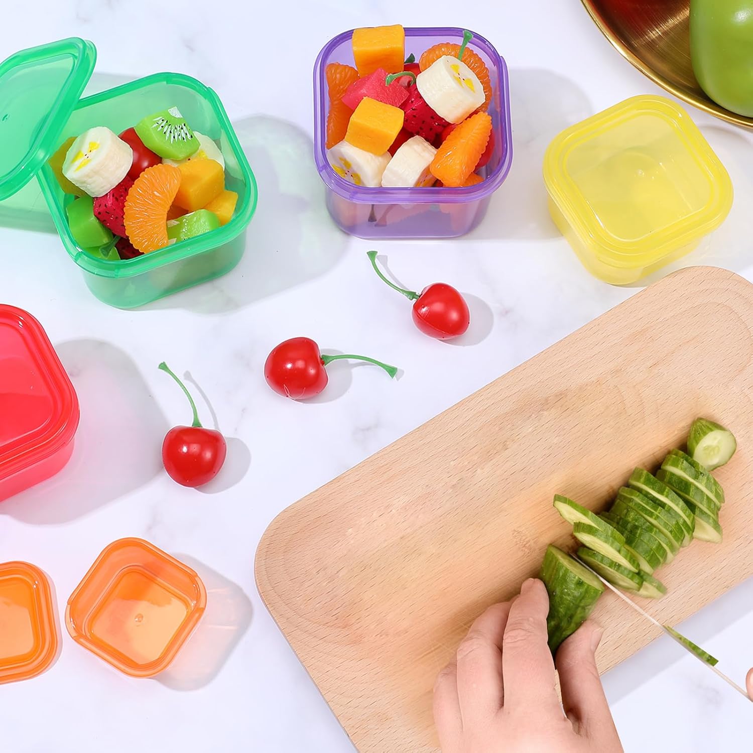 Portion Control Meal Prep Containers – 28 Piece Kit